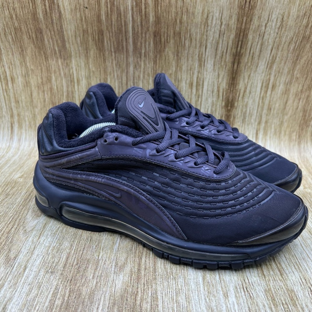 Nike Air Max‎ Deluxe Women's 9 Oil Grey Black Triple Black Sneakers AT8692-001